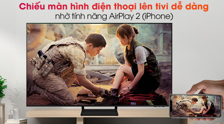 Smart Tivi QLED 4K 55 inch Samsung QA55Q70A  - AirPlay 2