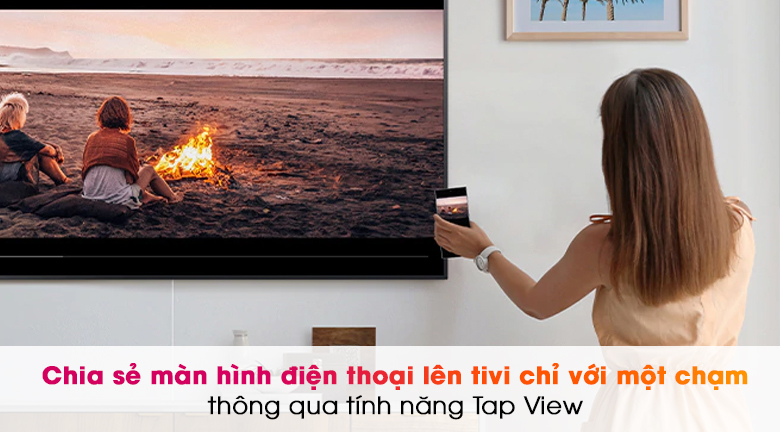 Smart Tivi QLED 4K 55 inch Samsung QA55Q70A  - Tap View