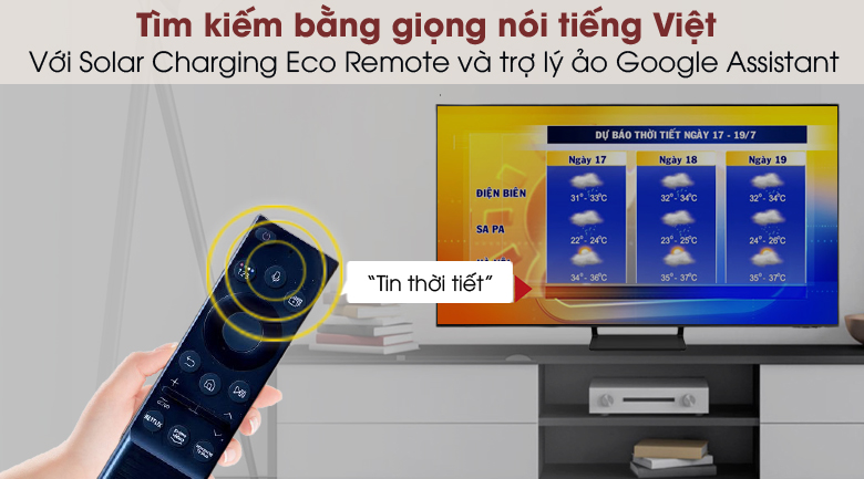 Smart Tivi QLED 4K 43 inch Samsung QA43Q65A - Remote