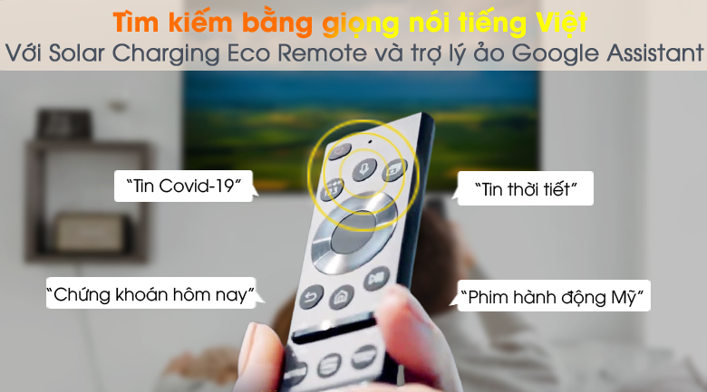 One Remote và Google Assistant - Smart Tivi QLED 4K 50 inch Samsung QA50Q65A