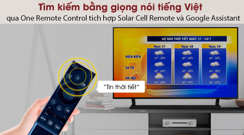 Smart Tivi QLED 4K 50 inch Samsung QA50Q65A remote