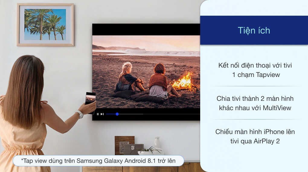 Smart Tivi QLED 4K 65 inch Samsung QA65Q65A - 14