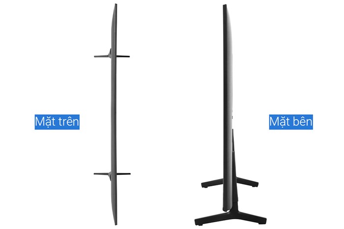 Smart Tivi Samsung 4K Crystal UHD 43 inch UA43AU8100 Màu Đen