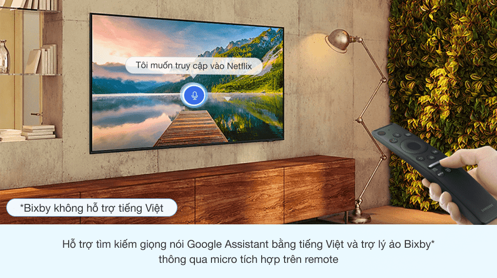 Smart Tivi Samsung 4K Crystal UHD 50 inch UA50AU8100 - 11