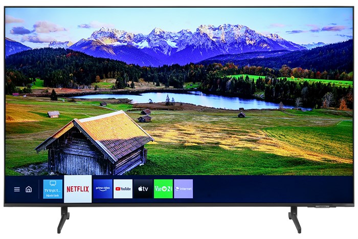 Smart Tivi Samsung 4K Crystal UHD 50 inch UA50AU8100 Màu Đen