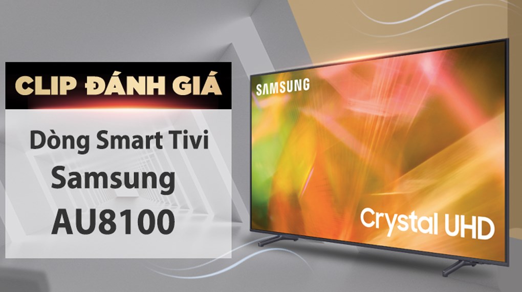 Smart Tivi Samsung 4K Crystal UHD 55 inch UA55AU8100