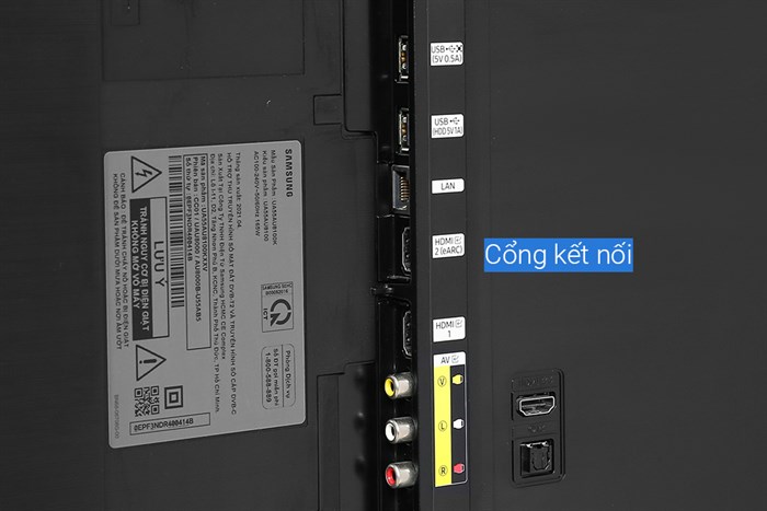 Smart Tivi Crystal UHD Samsung 4K 55 inch UA55AU8100 Màu Đen