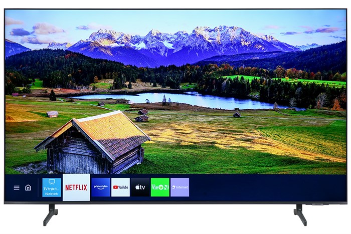Smart Tivi Samsung 4K Crystal UHD 60 inch UA60AU8100 Màu Đen