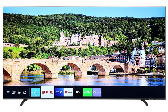 Smart Tivi Samsung 4K Crystal UHD 75 inch UA75AU8100 Màu Đen