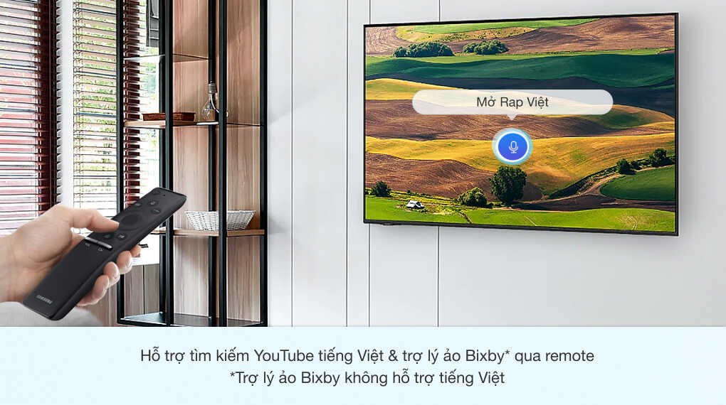 Smart Tivi Samsung 4K Crystal UHD 85 inch UA85AU8000