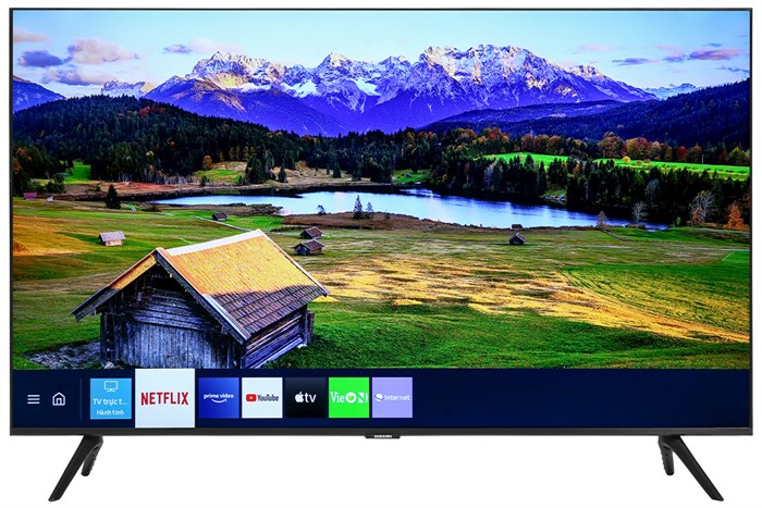 Smart Tivi Samsung 4K Crystal UHD 43 inch UA43AU7200 Màu Đen