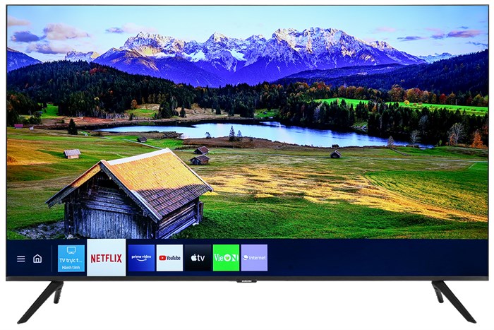 Smart Tivi Samsung 4K Crystal UHD 50 inch UA50AU7200 Màu Đen