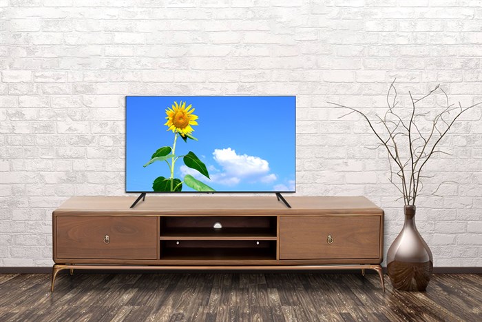 Smart Tivi Samsung 4K Crystal UHD 50 inch UA50AU7200 Màu Đen