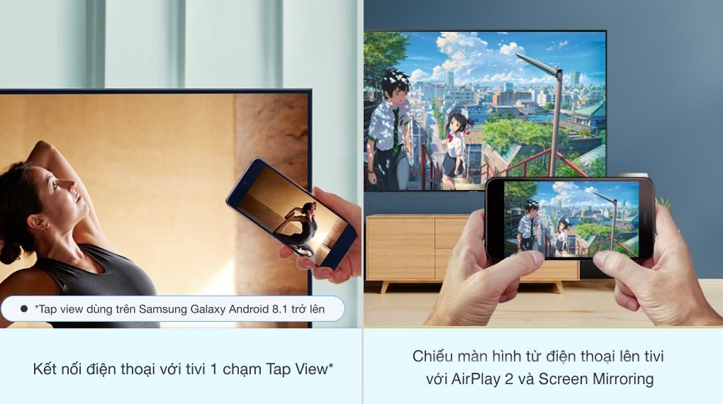 Hình ảnh Smart Tivi Samsung 4K Crystal UHD 55 inch UA55AU7200