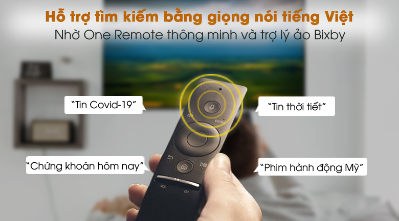 One Remote - Smart Tivi Samsung 4K 65 inch UA65AU7200