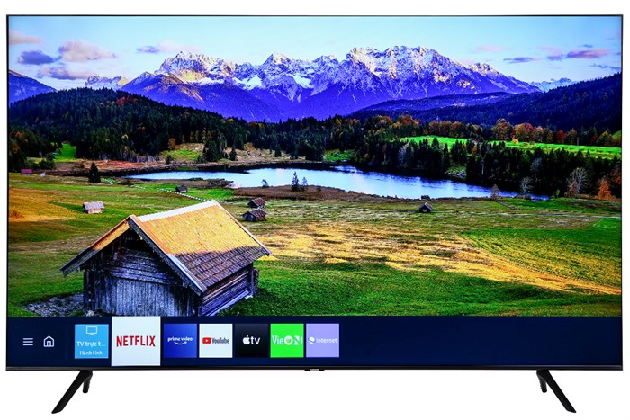 Smart Tivi Samsung 4K Crystal UHD 65 inch UA65AU7200 Màu Đen
