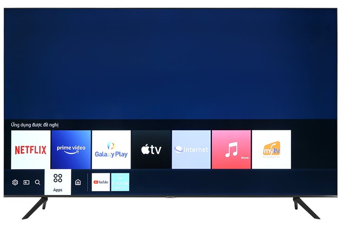 Smart Tivi Samsung 4K Crystal UHD 75 inch UA75AU7000 Màu Đen