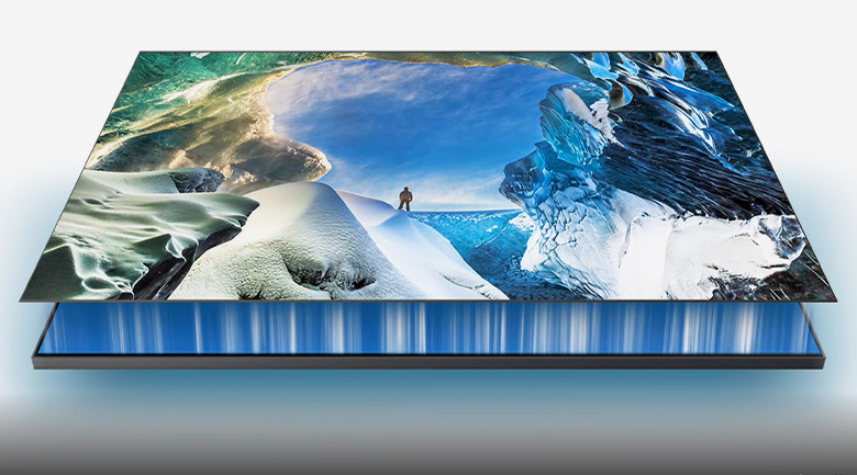 Smart Tivi QLED Samsung 4K 85 inch QA85Q60A - Kiểm soát đèn nền, cho độ chính xác màu sắc cao hơn nhờ công nghệ Dual LED