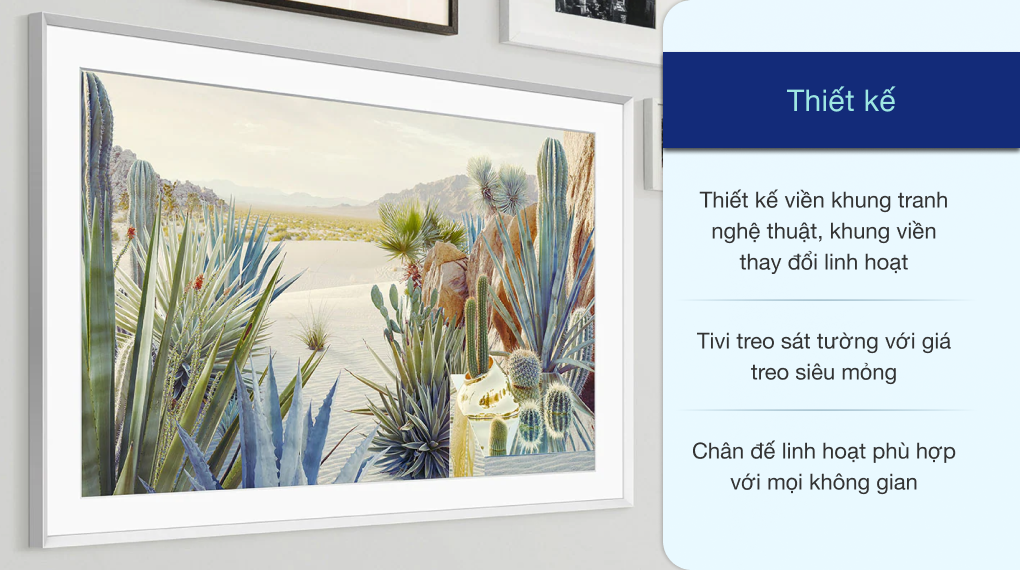 Smart Tivi Khung Tranh The Frame QLED Samsung 4K 65 inch QA65LS03A