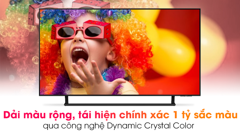 Smart Tivi Led Samsung 4K 43 inch UA43AU9000 - Choáng ngợp trước bữa tiệc sắc màu sống động qua công nghệ Dynamic Crystal Color