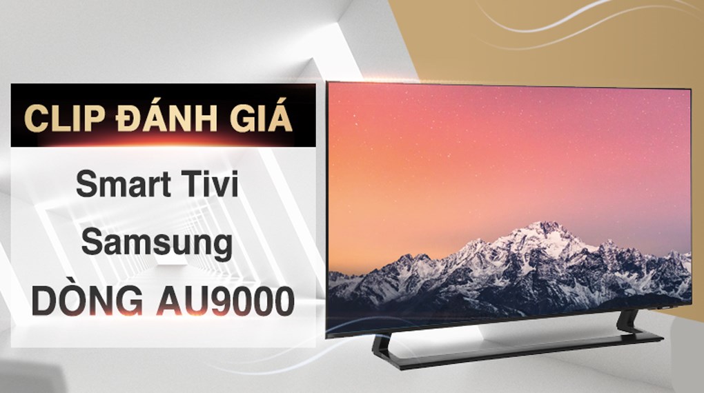 Smart Tivi Samsung 4K Crystal UHD 50 inch UA50AU9000