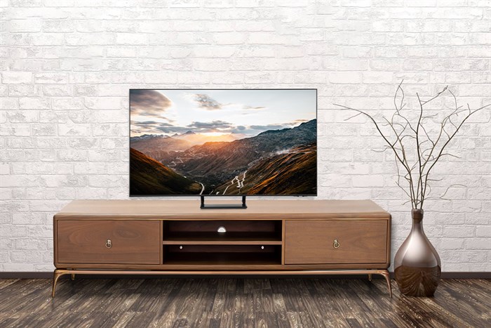 Smart Tivi Samsung 4K Crystal UHD 55 Inch UA55AU9000 Màu Đen