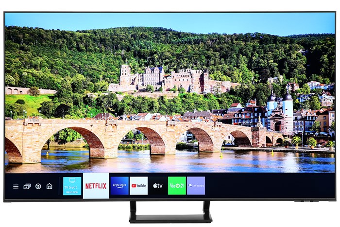Smart Tivi Samsung 4K Crystal UHD 55 Inch UA55AU9000 Màu Đen