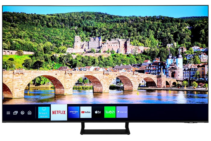 Smart Tivi Samsung 4K Crystal UHD 65 inch UA65AU9000 Màu Đen