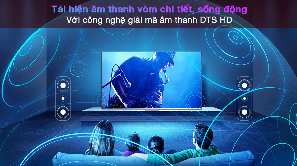 Android Tivi TCL 4K 55 inch 55P725 - DTS HD