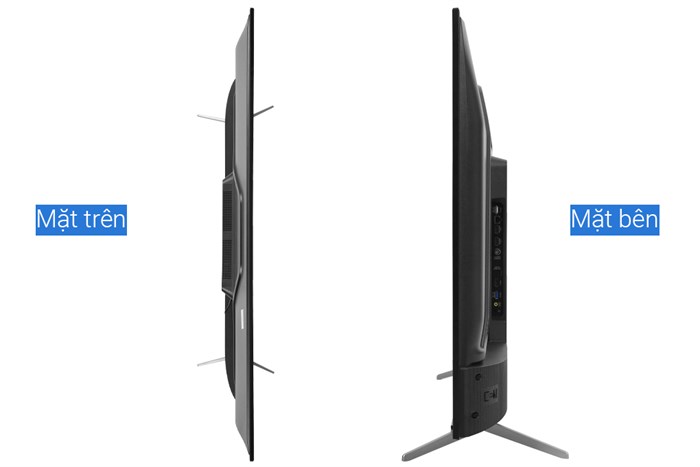 Android Tivi TCL 4K 55 inch 55P725 Màu Đen