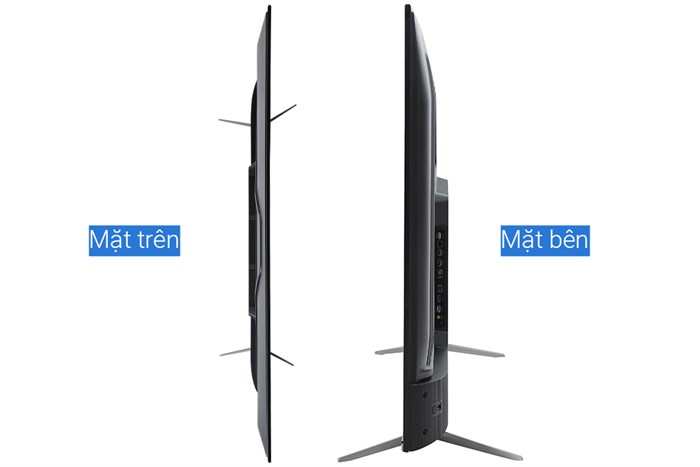 Android Tivi TCL 4K 65 inch 65P725 Màu Đen