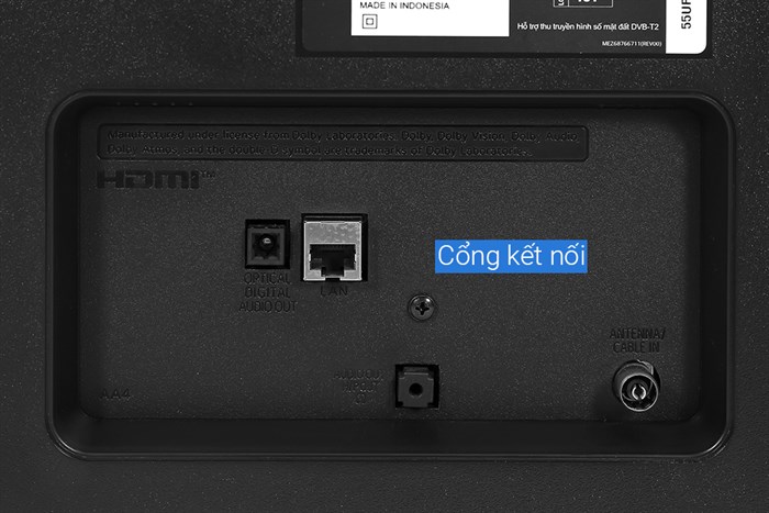 Smart Tivi LG 4K 50 inch 50UP7550PTC Màu Đen