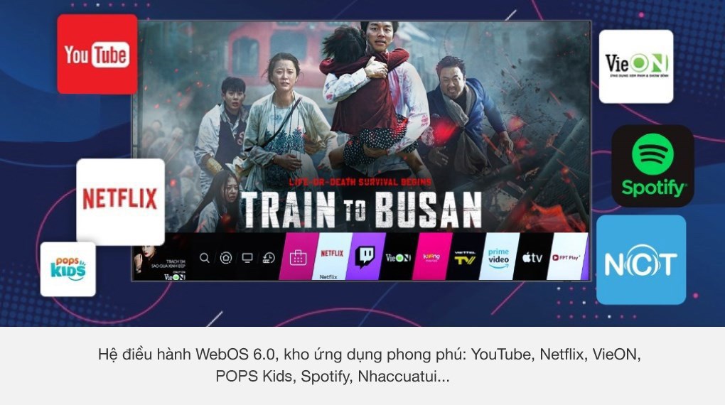 Smart Tivi LG 4K 50 inch 50UP7750PTB