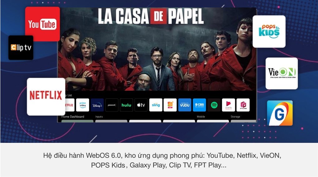 Smart Tivi LG 4K 65 inch 65UP7750PTB