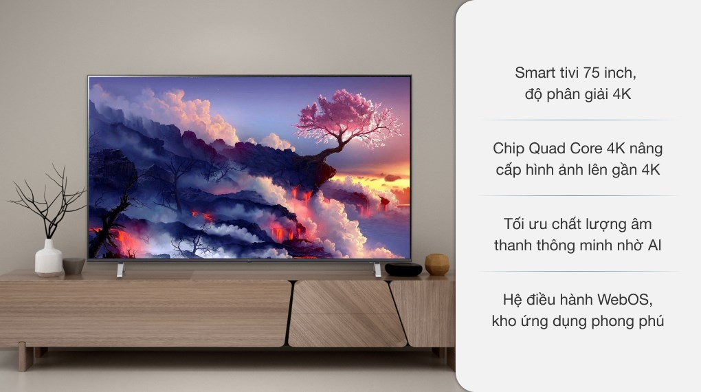 Smart Tivi LG 4K 75 inch 75UP7750PTB - 2