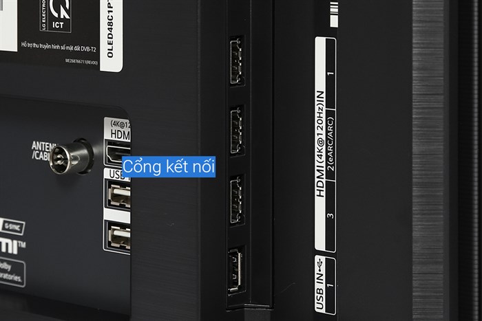 Smart Tivi OLED LG 4K 48 inch 48C1PTB Màu Đen