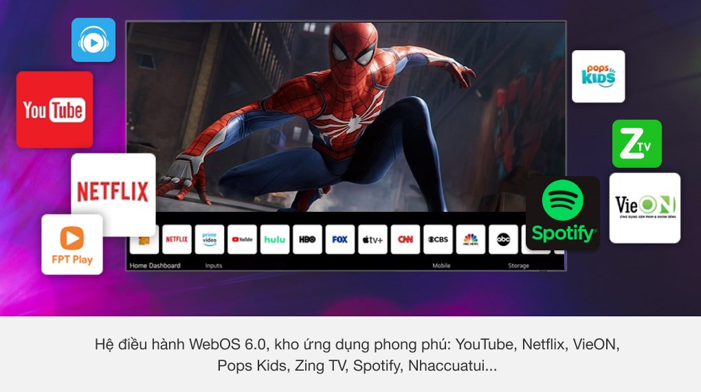 Smart Tivi OLED LG 4K 65 inch 65C1PTB