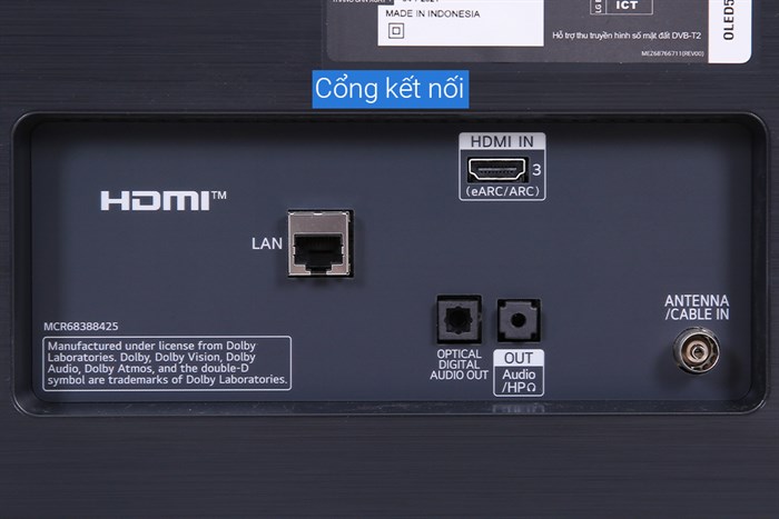 Smart Tivi OLED LG 4K 55 inch 55A1PTA Màu Đen