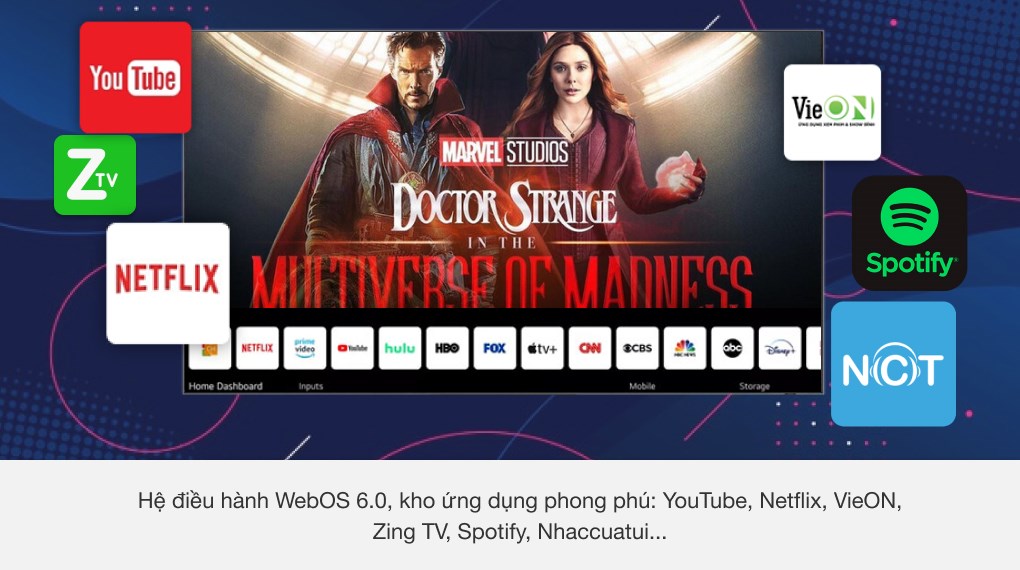 Smart Tivi OLED LG 4K 65 inch 65A1PTA