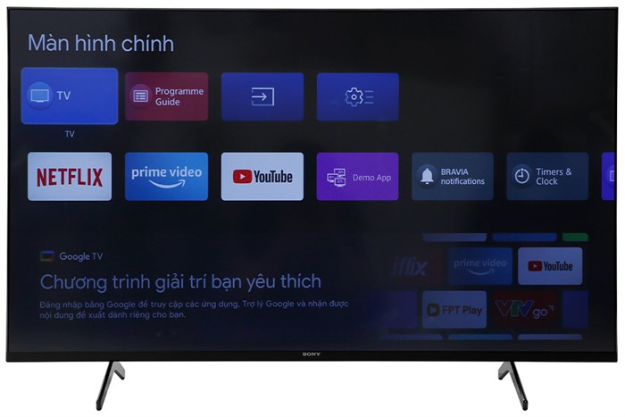 Android Tivi Sony 4K 50 inch XR-50X90J Màu Đen