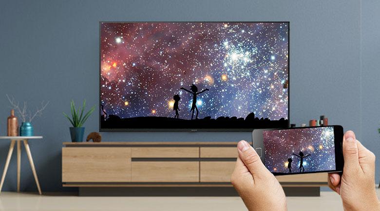 Android Tivi Led Casper 4K 55 inch 55UG6300 - Đồng bộ hóa màn hình điện thoại với màn hình tivi dễ dàng qua tính năng Chromecast