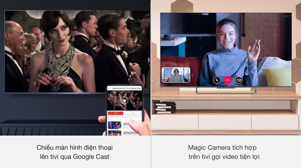 Android Tivi QLED TCL 4K 55 inch 55C728