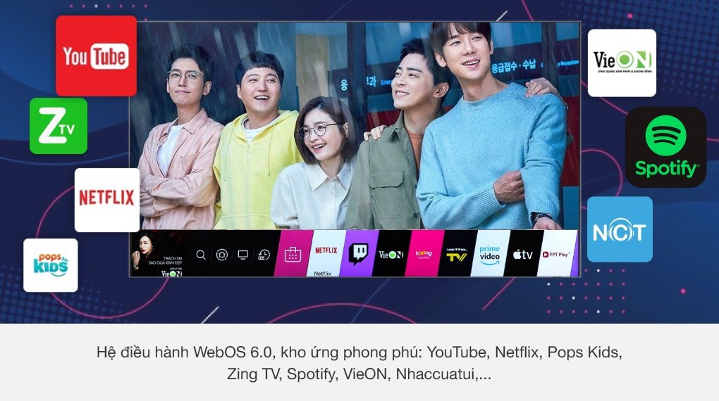 Smart Tivi LG 4K 75 inch 75UP7800PTB