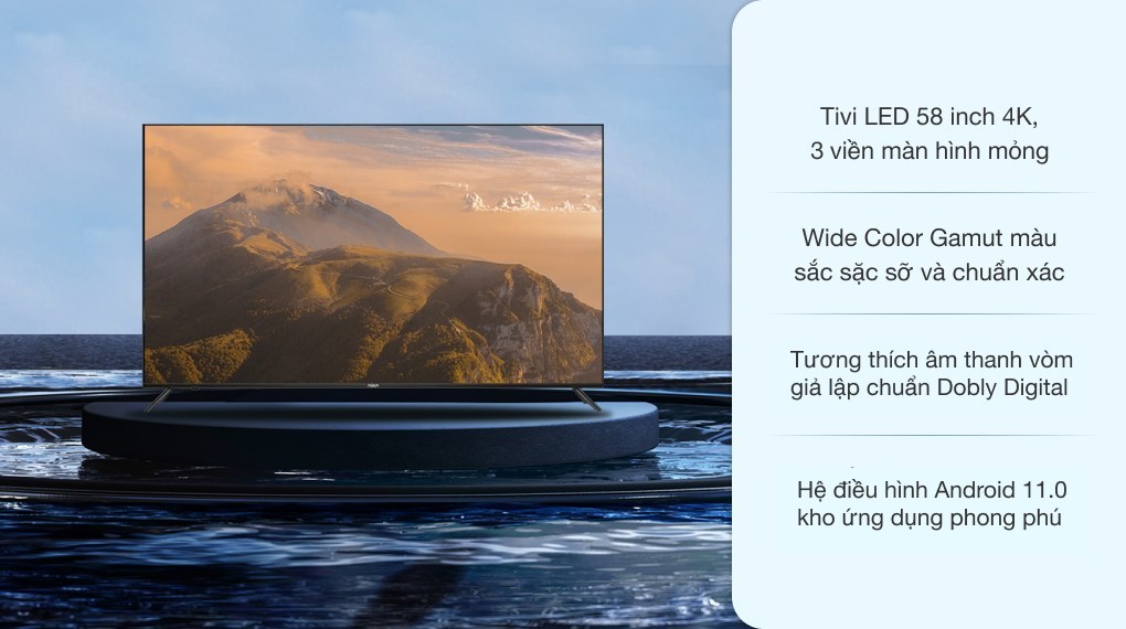Android Tivi AQUA 4K 58 inch LE58AQT6600UG