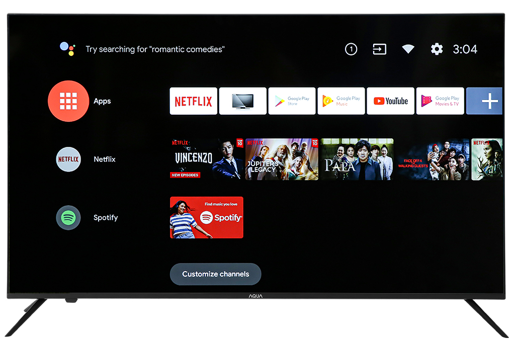 Android Tivi AQUA 4K 50 inch LE50AQT6600UG chính hãng