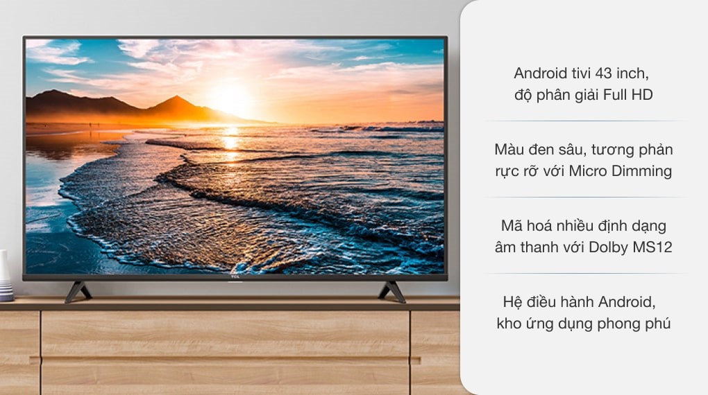 Android Tivi TCL 43 inch L43S5200 - 2