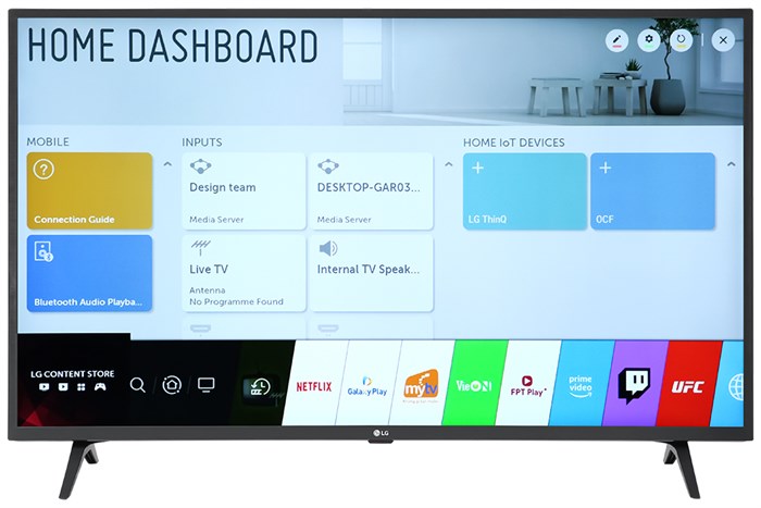 Smart Tivi LED LG 43 inch 43LM6360PTB Màu Đen