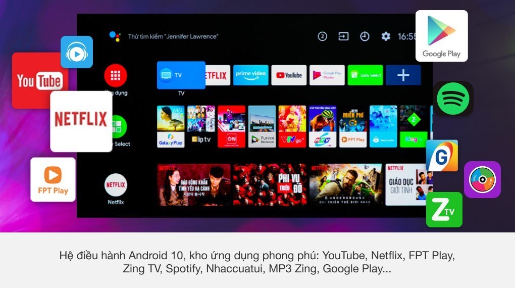 Android Tivi Sony 4K 50 inch KD-50X75 - 11