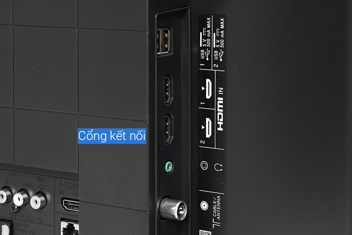 Android Tivi Sony 4K 50 inch KD-50X75 Màu Đen