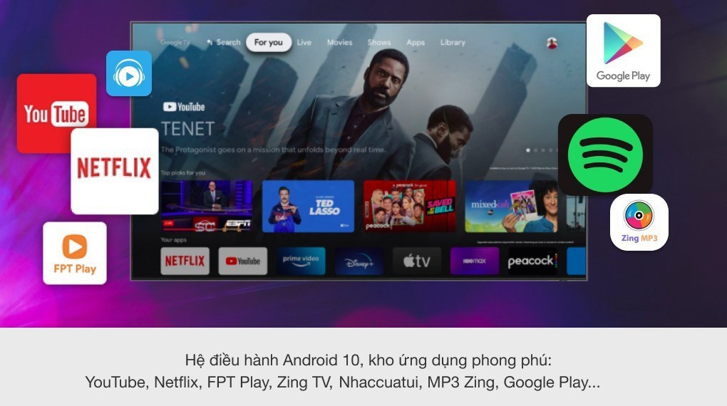 Android Tivi Sony 4K 65 inch KD-65X80J